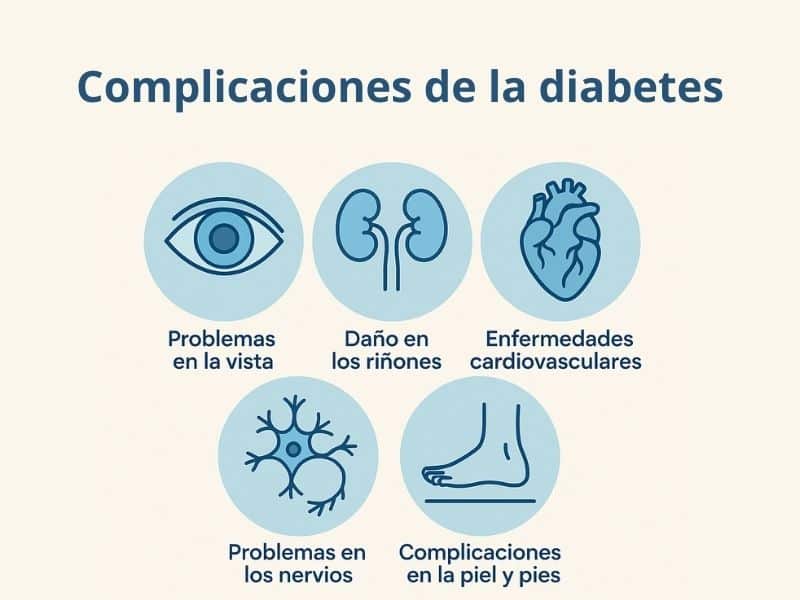 Complicaciones de la diabetes: lo que debes saber